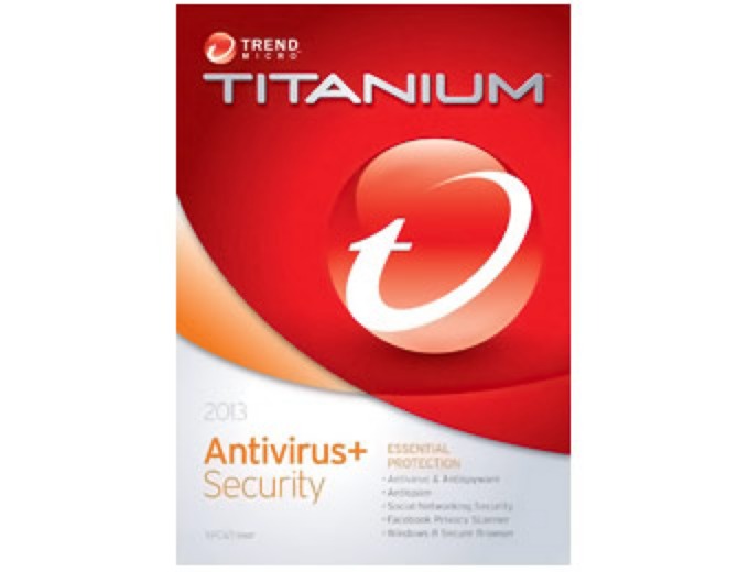 Free after Rebate: Trend Micro Titanium Anti-Virus 2013