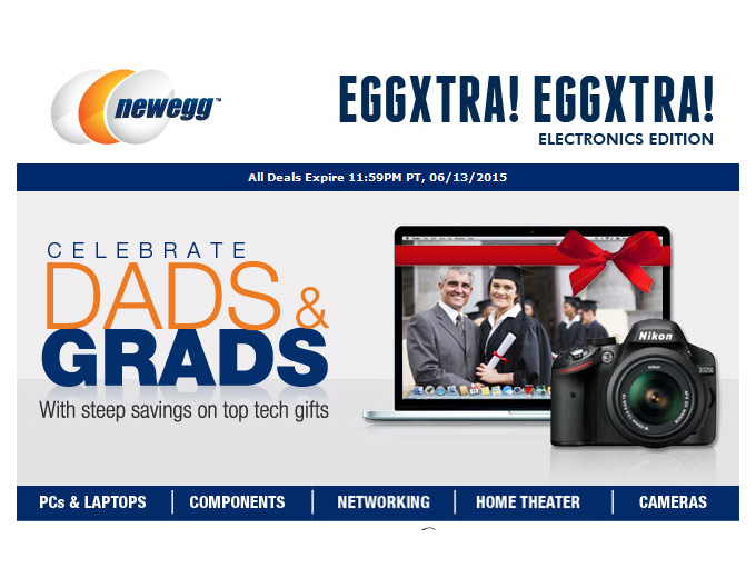 Newegg Dads & Grads Sale - Tons of Hot Deals