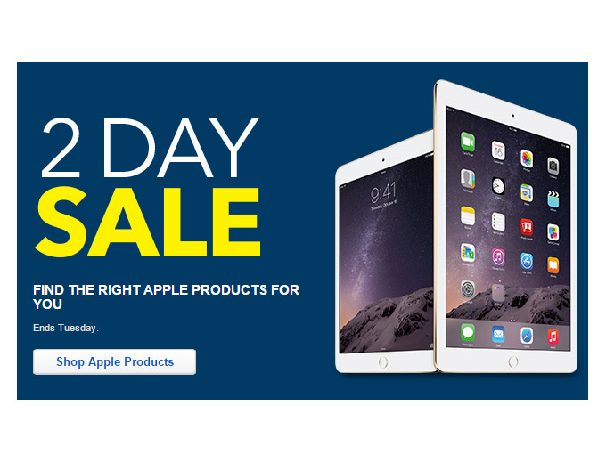 Best Buy Two Day Apple Sale Event