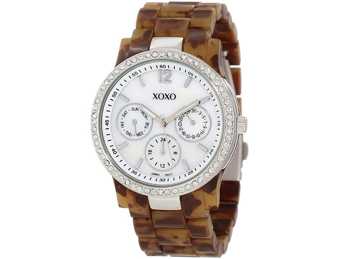 XOXO Tortoise Bracelet Women's Watch