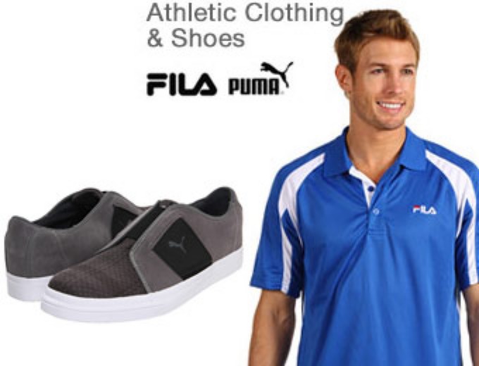 Puma & Fila Shoes, Clothing & Accessories