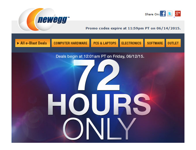 Newegg 72-Hour Sale - Tons of Great Deals