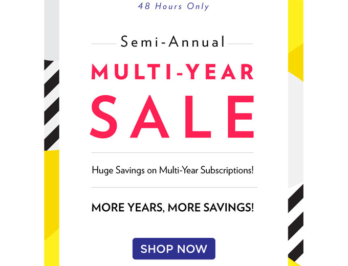 DiscountMags Multi-Year Magazine Sale
