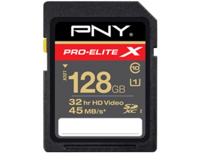 PNY 128GB SDXC Class 10 Memory Card