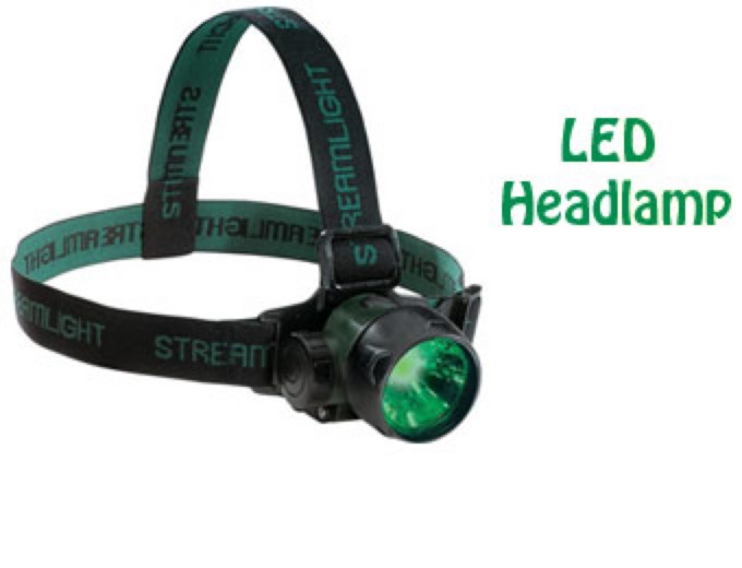 Streamlight Trident Green LED Headlamp