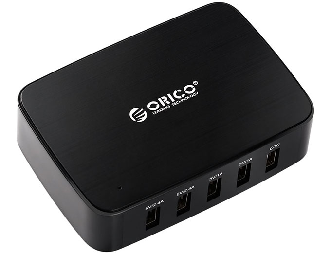 ORICO 8A 40W 5-Port Smart USB Wall Charger