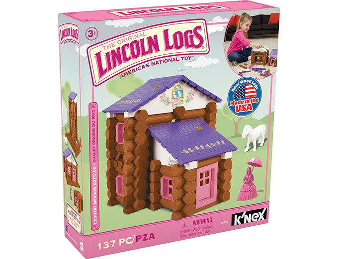 Lincoln Logs Country Meadow Cottage Building Set