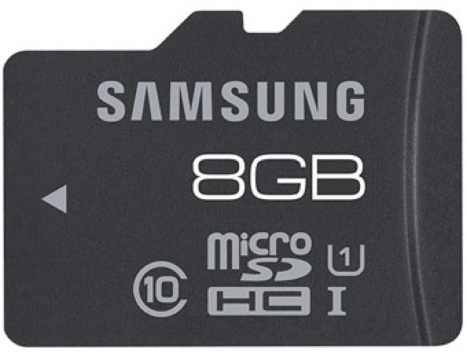Samsung Pro 8GB microSDHC Memory Card