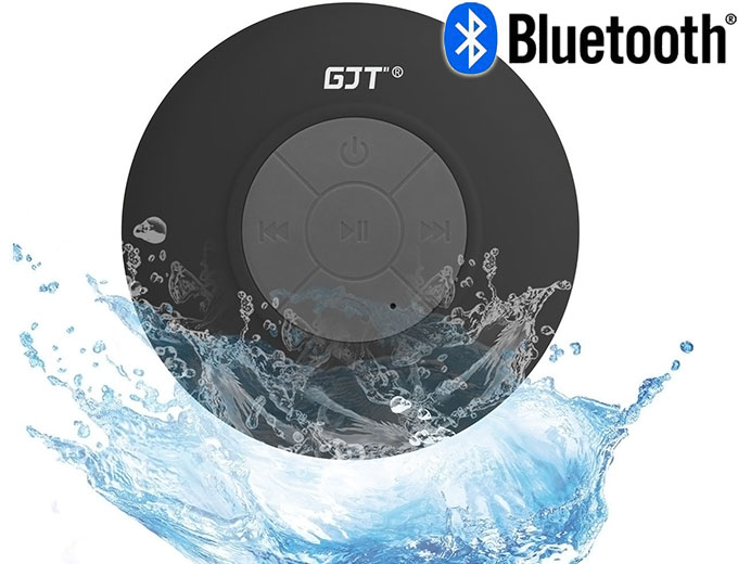 GJT Wireless Bluetooth Waterproof Shower Speaker