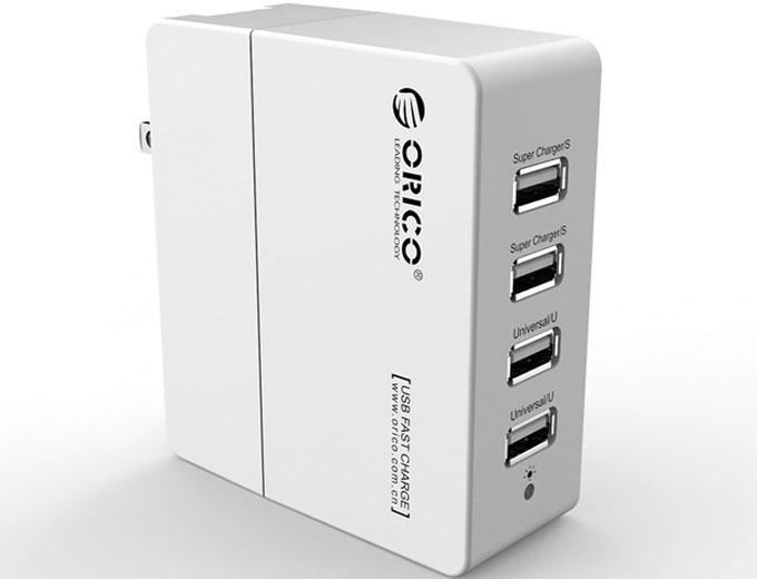 ORICO 34W 4-Port Smart USB Wall Charger