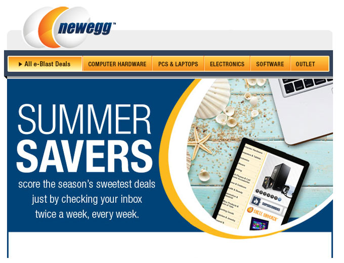 Newegg 48-Hour Summer Savers Sale Event
