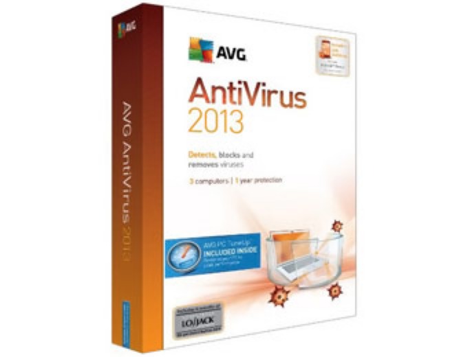 Free after Rebate: AVG AntiVirus + PC TuneUp 2013
