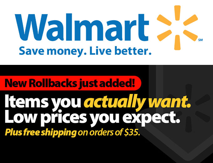 Walmart - New Rollbacks