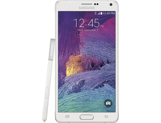 $1 for White Samsung Galaxy Note 4 32GB Cell Phone