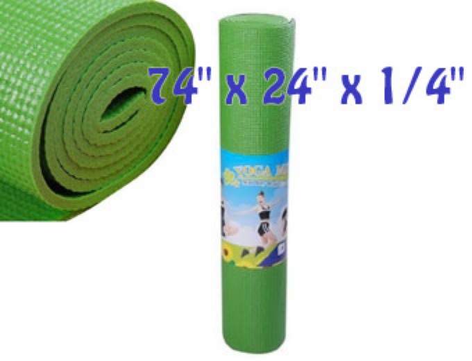 Extra Thick Yoga Mat w/ Carrying Bag