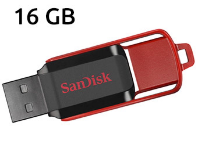 SanDisk Cruzer Switch 16GB USB Drive