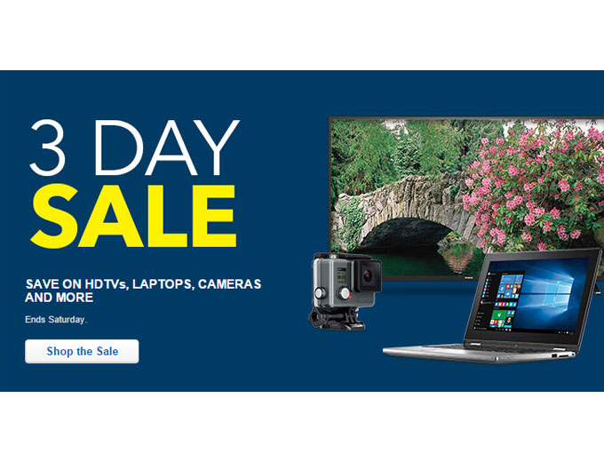 Best Buy Three Day Sale Event