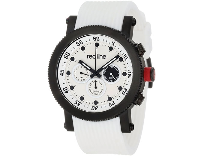 Red Line Compressor Silicone Watch