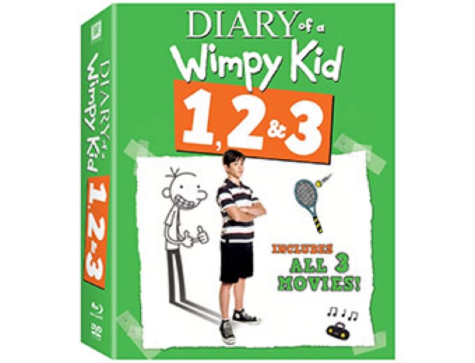 Diary of a Wimpy Kid 1, 2 & 3 Blu-ray