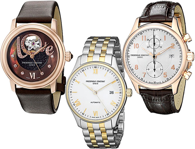 70+% off Frederique Constant Luxury Watches