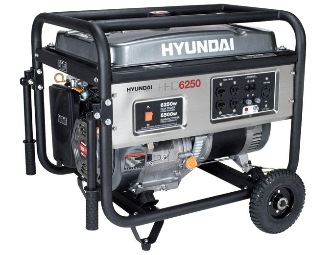 Hyundai HHD6250 6,250-Watt Gas Generator