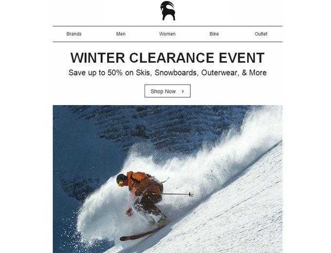 Backcountry Winter Clearance Event Save up to 50%