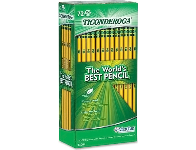 Ticonderoga #2 Pencils, 72-Ct