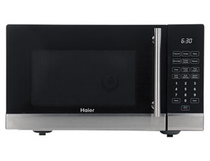 Haier 0.9 Cu Ft Compact Microwave