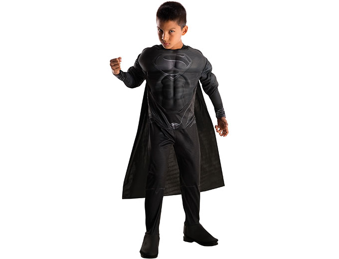 Deluxe Boys Black Suit Superman Costume