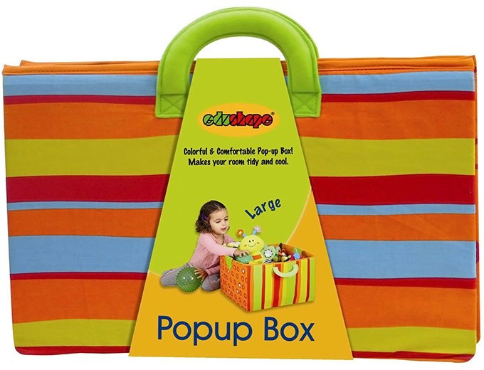 Edushape Large Pop-Up Fabric Toy Box
