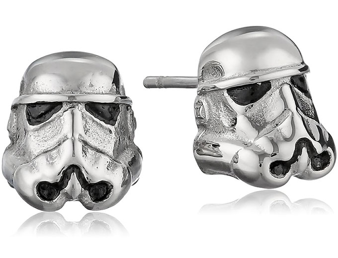 Star Wars 3D Storm Trooper Stud Earrings