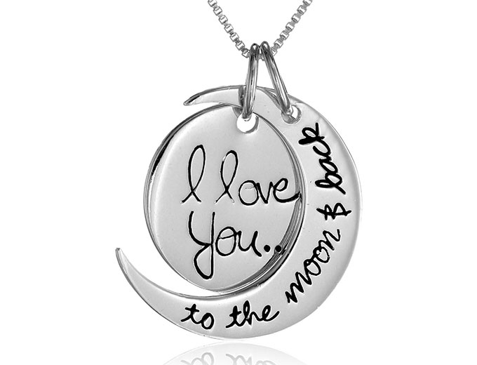 Silver "I Love You To The Moon and Back"