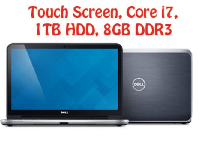 Dell Inspiron 15R Touch Screen Laptop (i7,8GB,1TB)