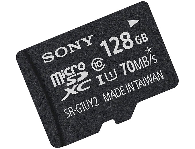 Sony 128GB Class 10 Micro SDXC Memory Card