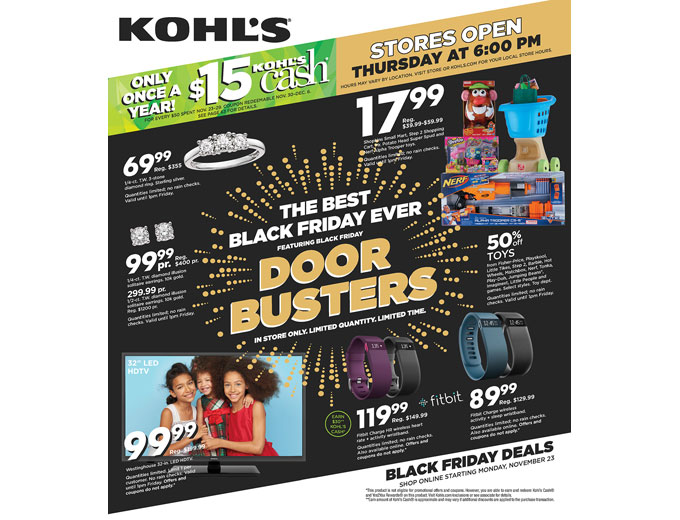 Kohl's Black Friday Deals