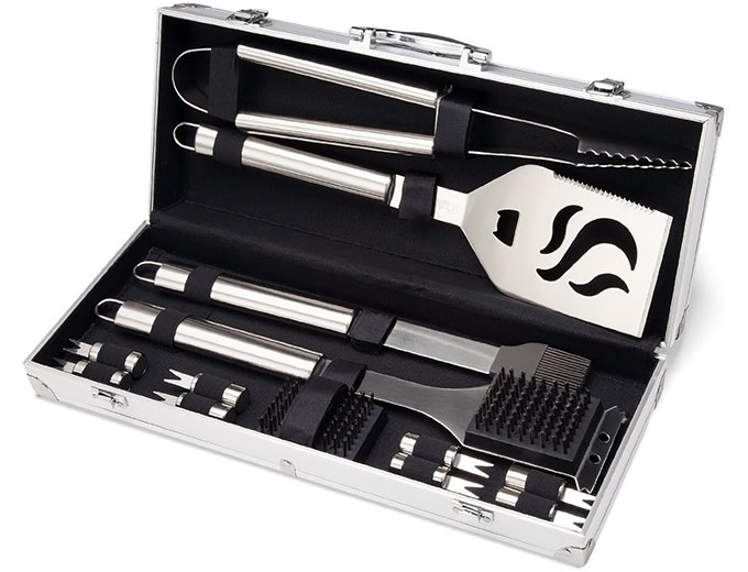 Cuisinart Deluxe Stainless-Steel Grill Set