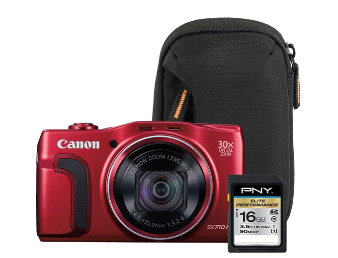 Free Camera Bag and Memory Card w/ PowerShot SX710