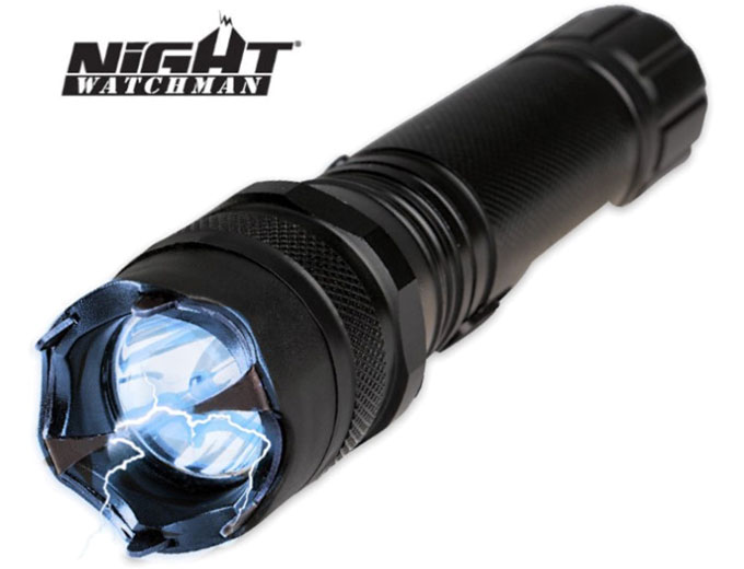 Night Watchman Police Stun Gun Flashlight