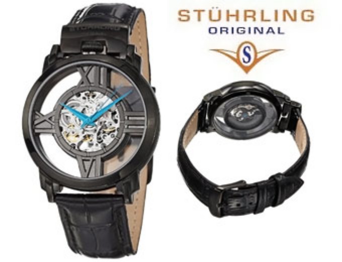 Stuhrling Original 276.33551 Automatic Skeleton Watch