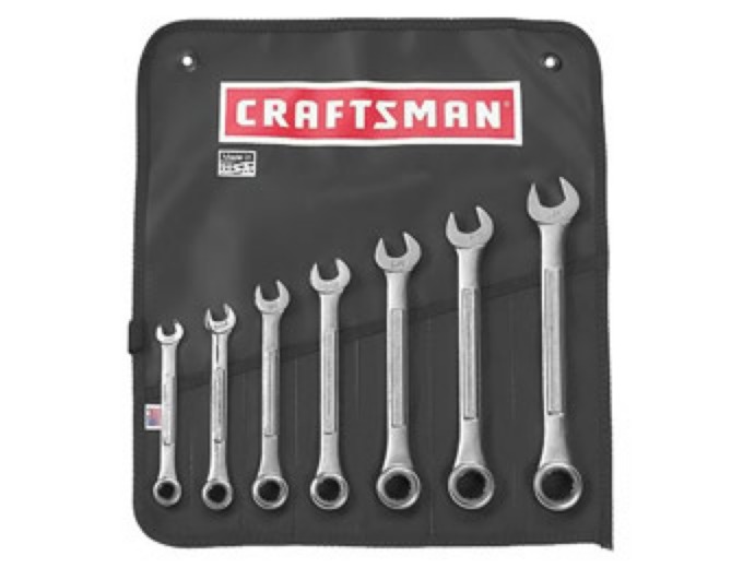 Craftsman 7Pc SAE Combination Wrench Set