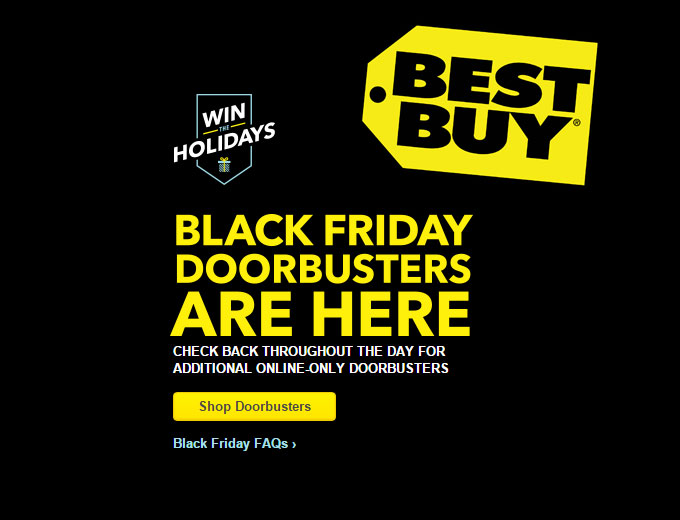 Best Buy Black Friday Rush Deals