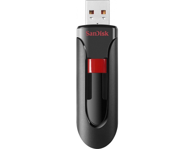 8GB Sandisk Cruzer Flash Drive - Black