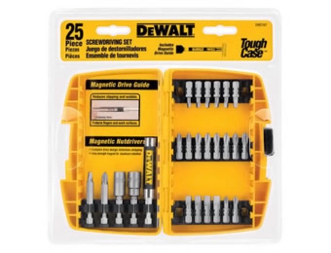 DeWalt DW2167 25-Piece Screwdriving Set