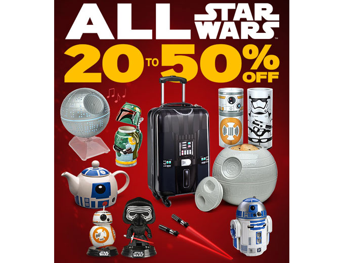 20% - 50% off Star Wars Items at ThinkGeek