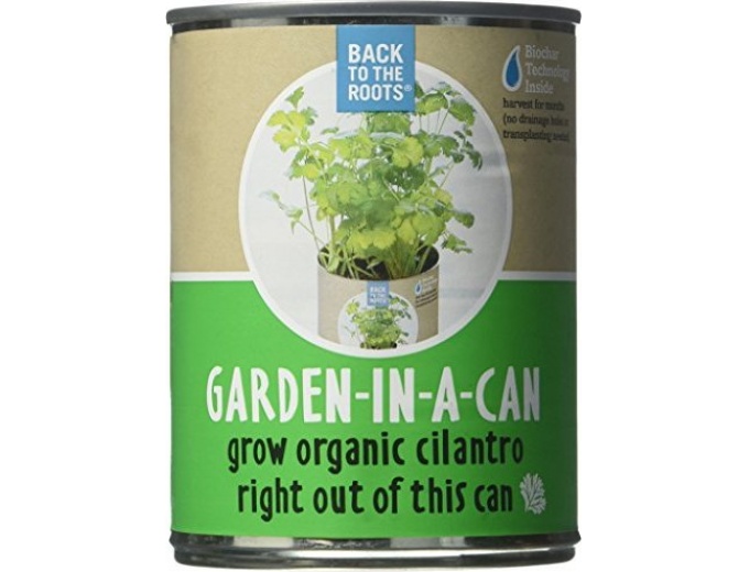 Garden in a Can Grow Organic Cilantro