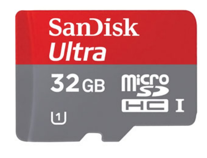 SanDisk Ultra 32GB MicroSDHC Memory Card