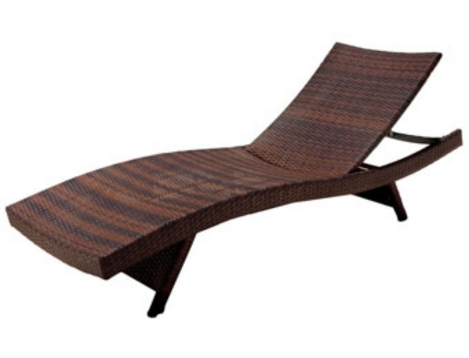 Lakeport Outdoor Wicker Chaise Lounge