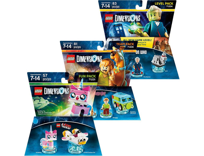 LEGO Dimensions Level, Team and Fun Packs