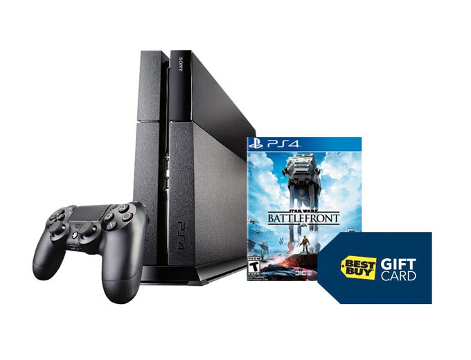Free $50 Gift Card with Any PS4 Console