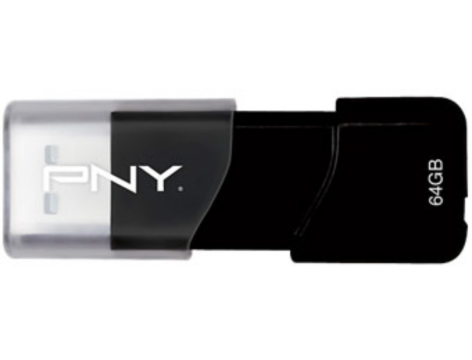 PNY Attache 3 64GB USB Flash Drive